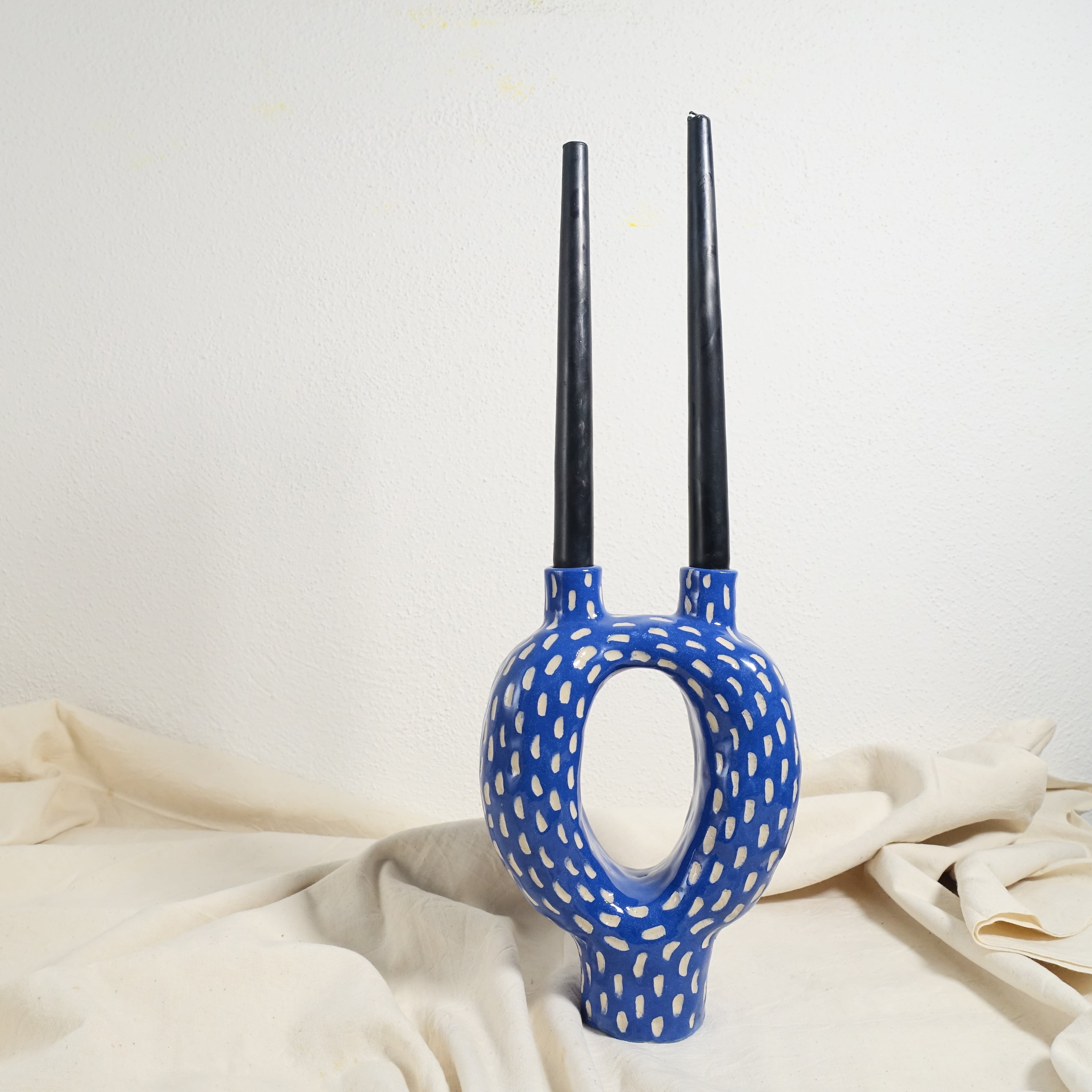 Candelabrum Blue CB#52 - Alice Del Ferraro