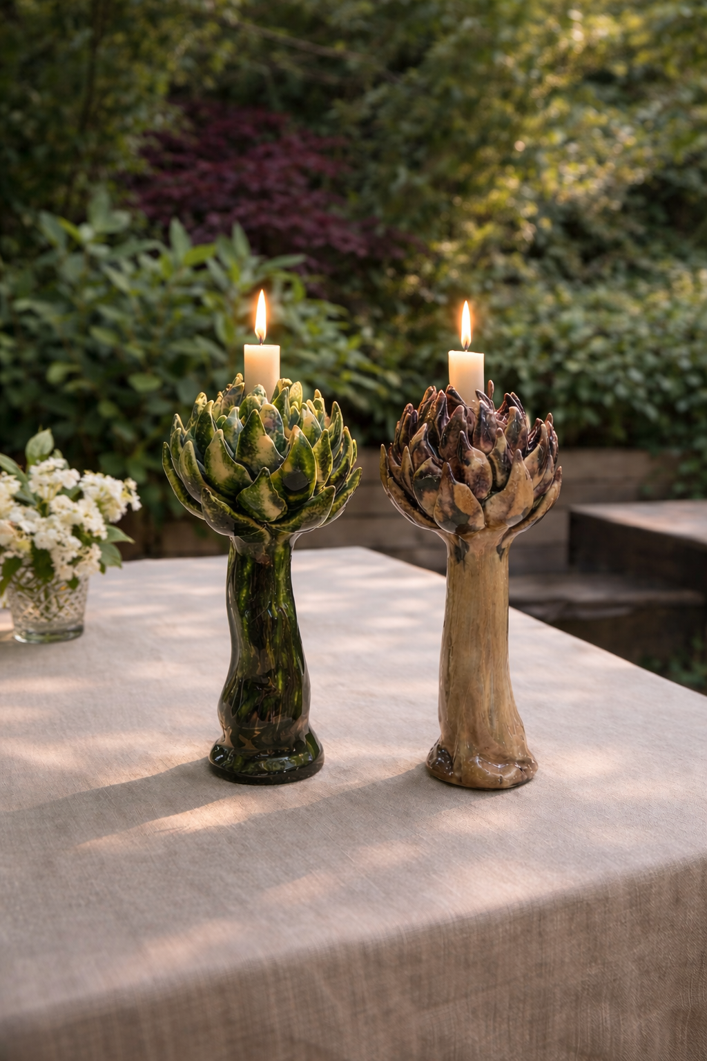 Cynara Candleholder (pink)