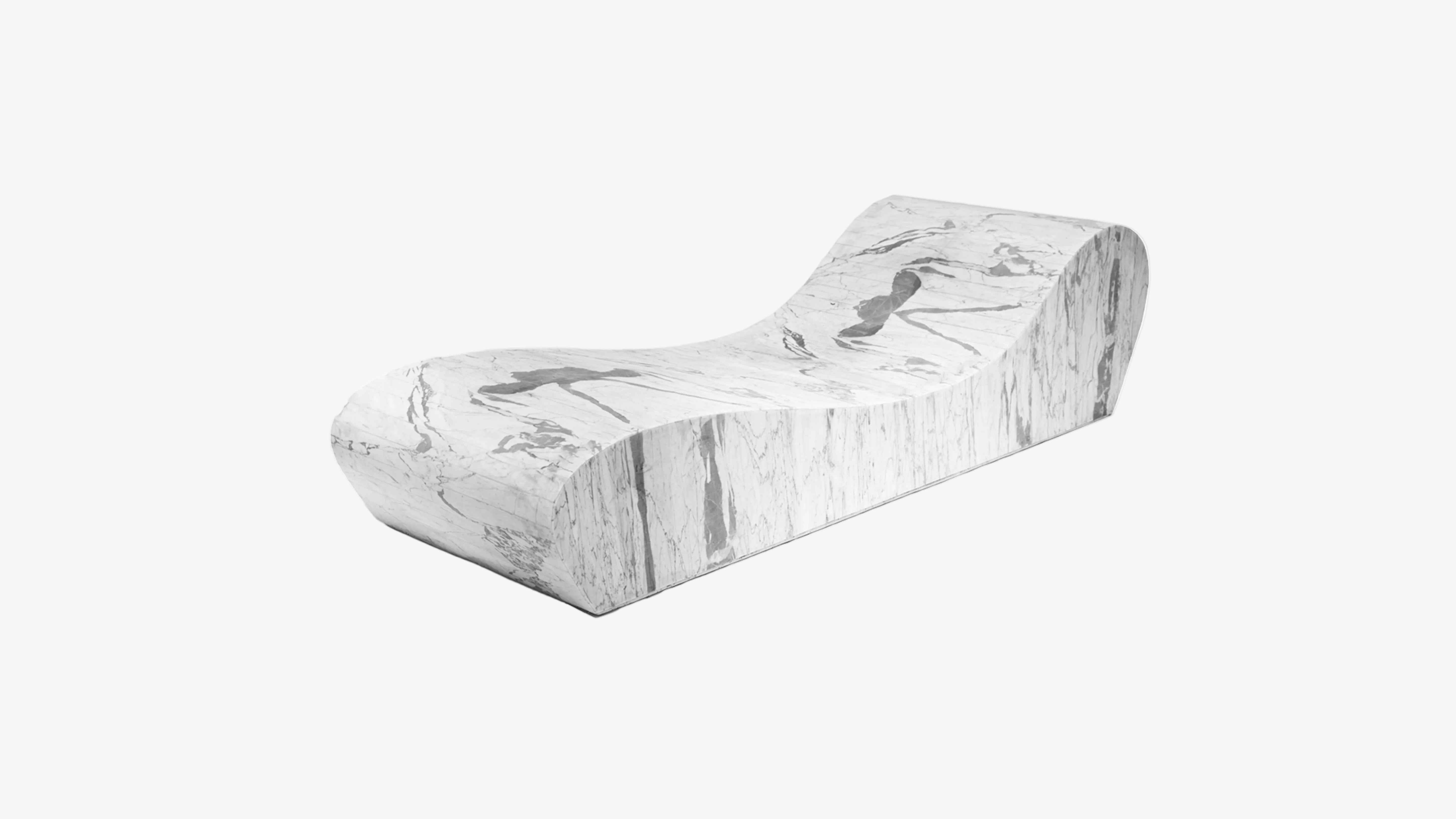 Onda Low Marble Bench