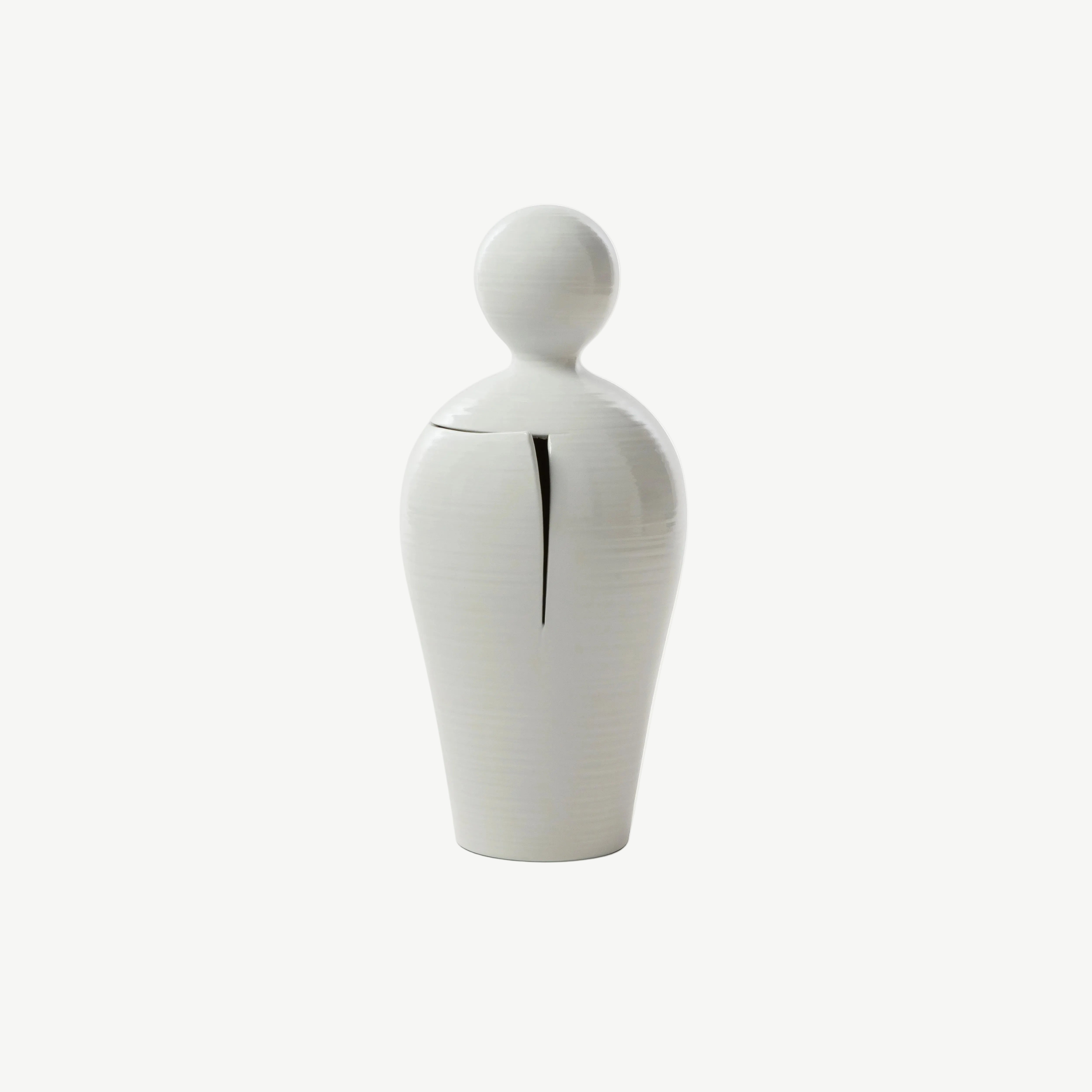 DO Glazed Ceramic Vase White (small)